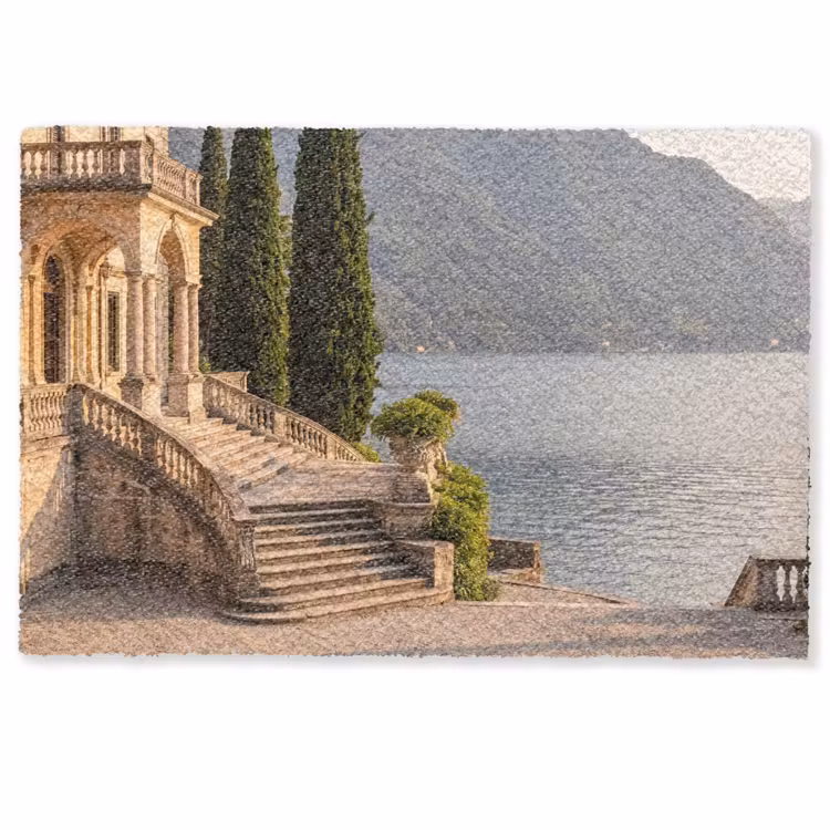 Doormat - Villa - Water - Stairs - Villa - water -trappen Deurmat klein