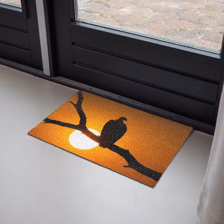 Gier - Tak - Zon - Oranje Deurmat klein -sfeer2