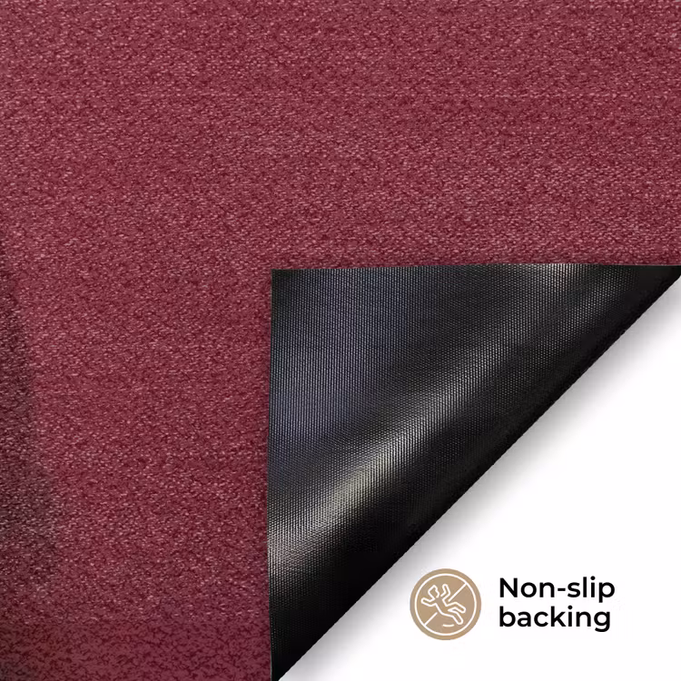 Vrouw - Bontjas - Mode - Klassiek - Rood Deurmat klein -antislip_EN