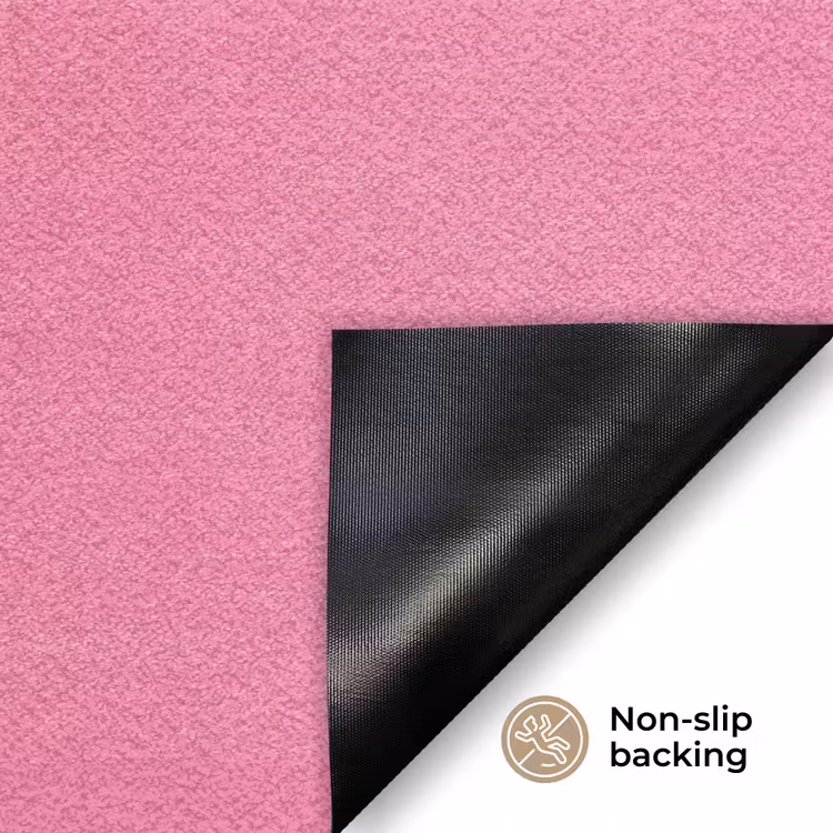 Vrouwengezicht - Vlinders - Kleurrijk Deurmat klein -antislip_EN