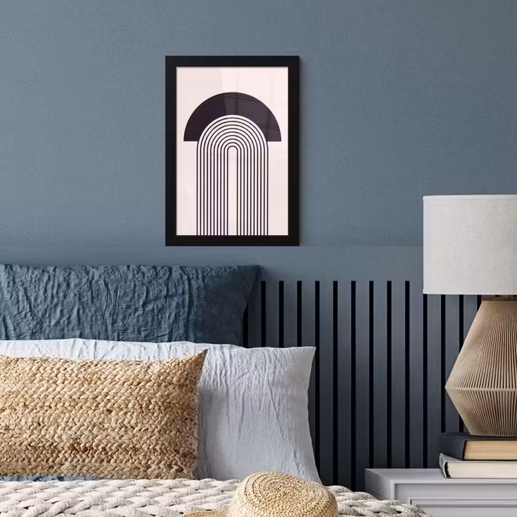 Framed Prints - Abstract - Arch - Modern - Abstract - Boog - Modern fotolijst zwart zonder passe partout klein