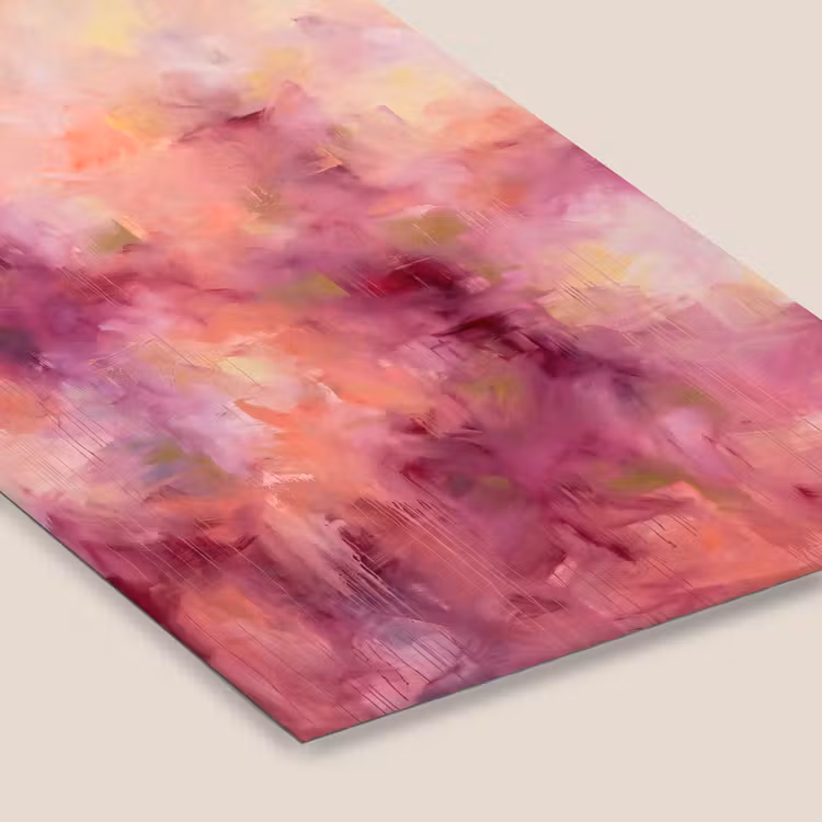Abstract - Kleuren - Modern - Roze - Paars fotolijst zwart zonder passe partout klein -zsfeer6