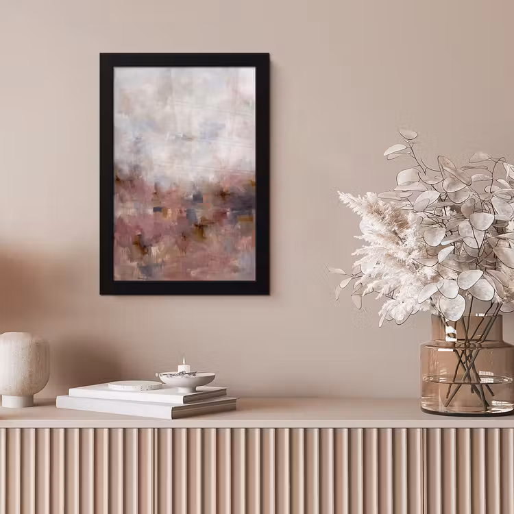 Abstract - Vloeiend - Kunst - Modern - Beige fotolijst zwart zonder passe partout klein -sfeer5