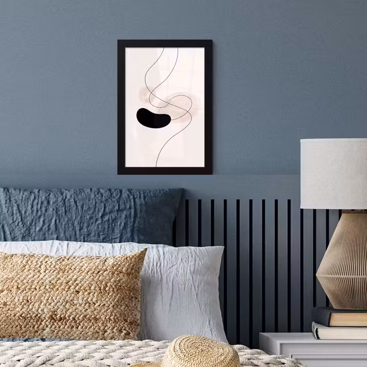 Framed Prints - Abstract - Forms - Art - Abstract - Vormen - Kunst fotolijst zwart zonder passe partout klein