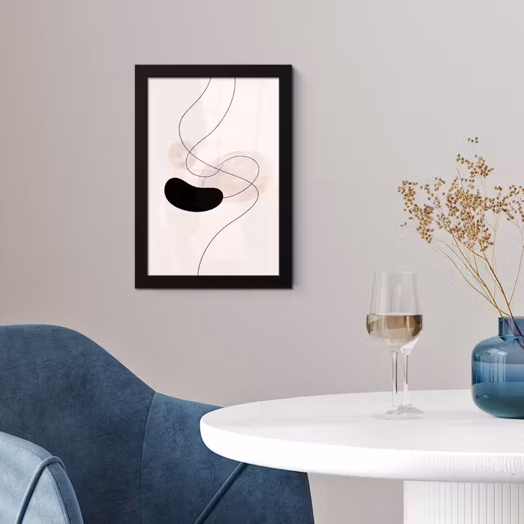 Framed Prints - Abstract - Forms - Art - Abstract - Vormen - Kunst fotolijst zwart zonder passe partout klein
