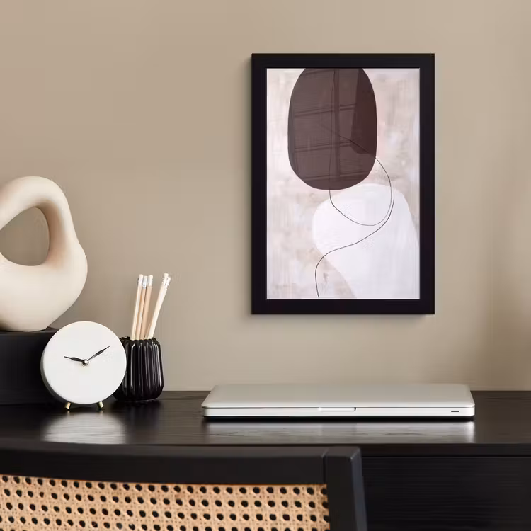 Framed Prints - Abstract - Forms - Modern - Abstract - Vormen - Modern fotolijst zwart zonder passe partout klein