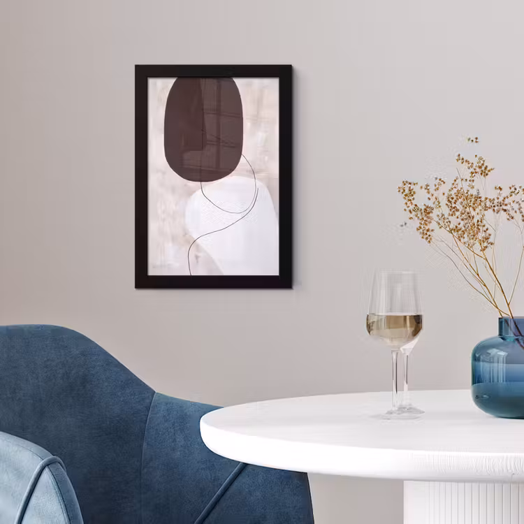 Framed Prints - Abstract - Forms - Modern - Abstract - Vormen - Modern fotolijst zwart zonder passe partout klein