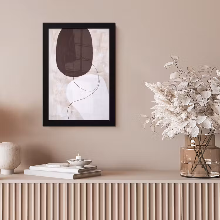 Framed Prints - Abstract - Forms - Modern - Abstract - Vormen - Modern fotolijst zwart zonder passe partout klein
