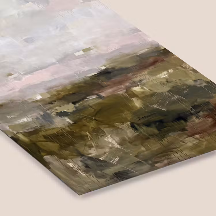 Abstract - Gelaagd - Kunst - Modern - Grijs-Groen fotolijst zwart zonder passe partout klein -zsfeer6