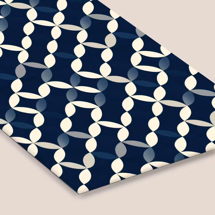 Abstract - Patroon - Blauw fotolijst zwart zonder passe partout klein 224 -zsfeer6