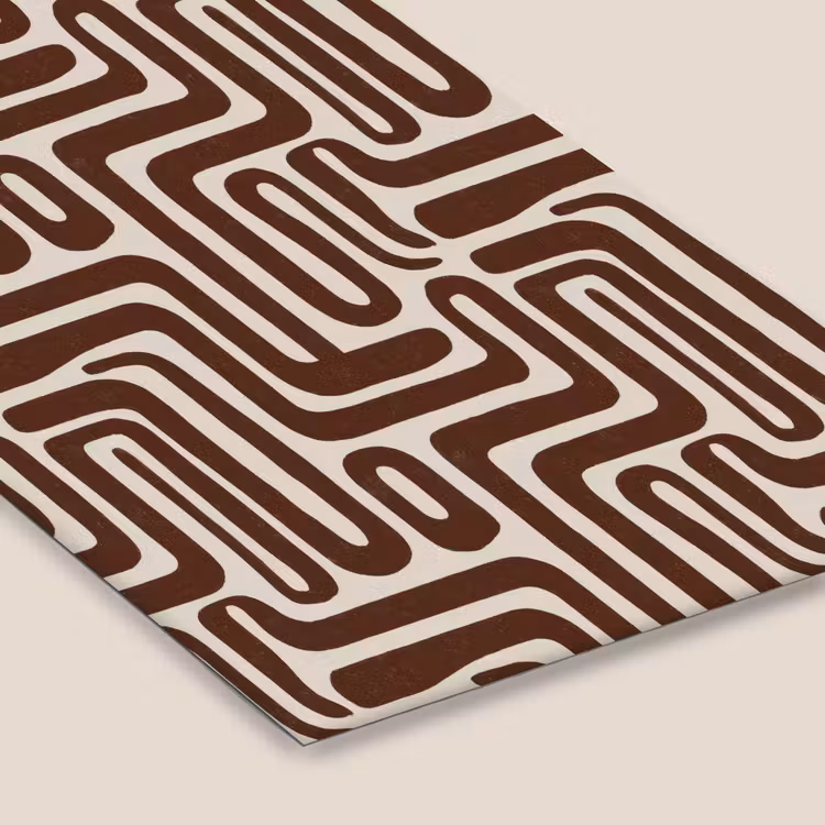 Abstract - Patroon - Bruin fotolijst zwart zonder passe partout klein 224 -zsfeer6