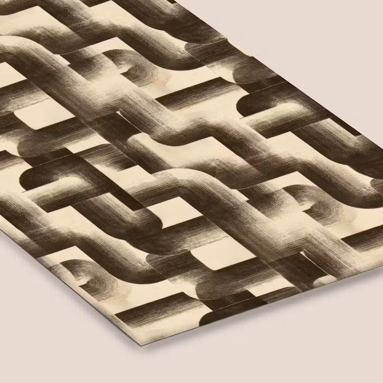 Abstract - Retro - Zwart fotolijst zwart zonder passe partout klein 224 -zsfeer6