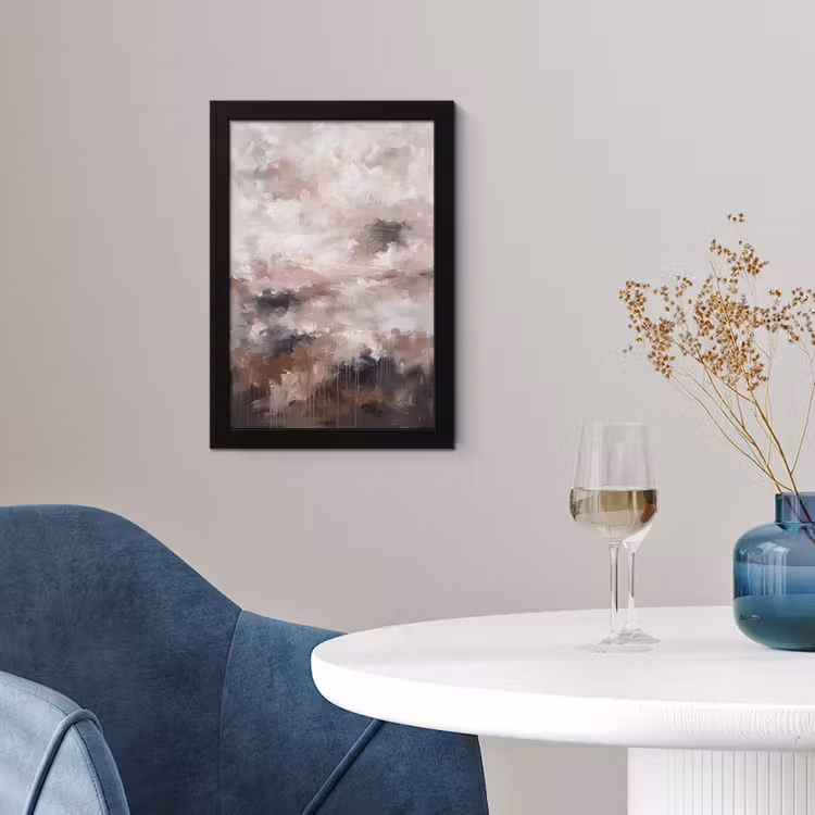 Abstract - Textuur - Kunst - Modern - Beige fotolijst zwart zonder passe partout klein -sfeer4