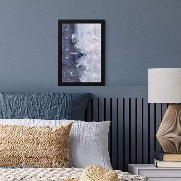 Abstract - Textuur - Kunst - Modern - Blauw fotolijst zwart zonder passe partout klein -sfeer3