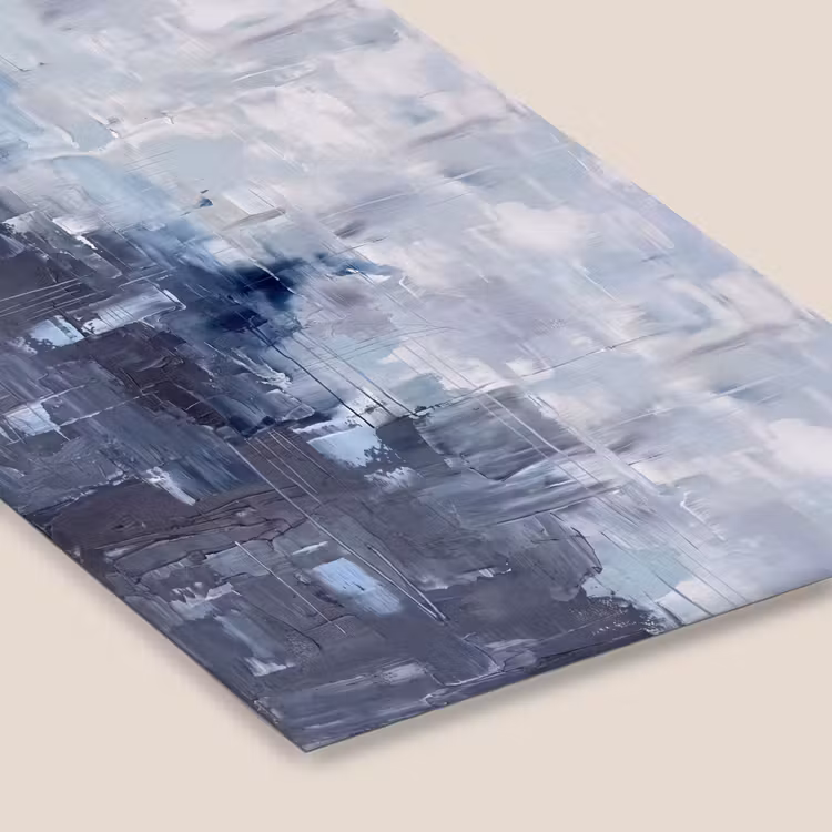 Abstract - Textuur - Kunst - Modern - Blauw fotolijst zwart zonder passe partout klein -zsfeer6