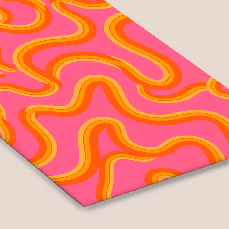 Abstract - Golvende lijnen - Modern - Kleurrijk fotolijst zwart zonder passe partout klein -zsfeer6