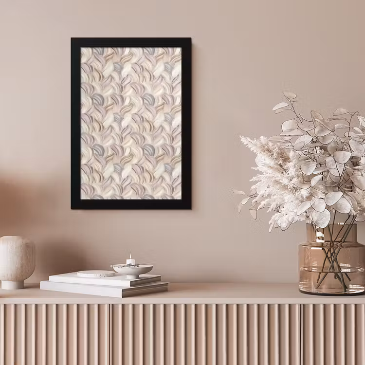 Abstract - Golvend - Pastel fotolijst zwart zonder passe partout klein 224 -sfeer5