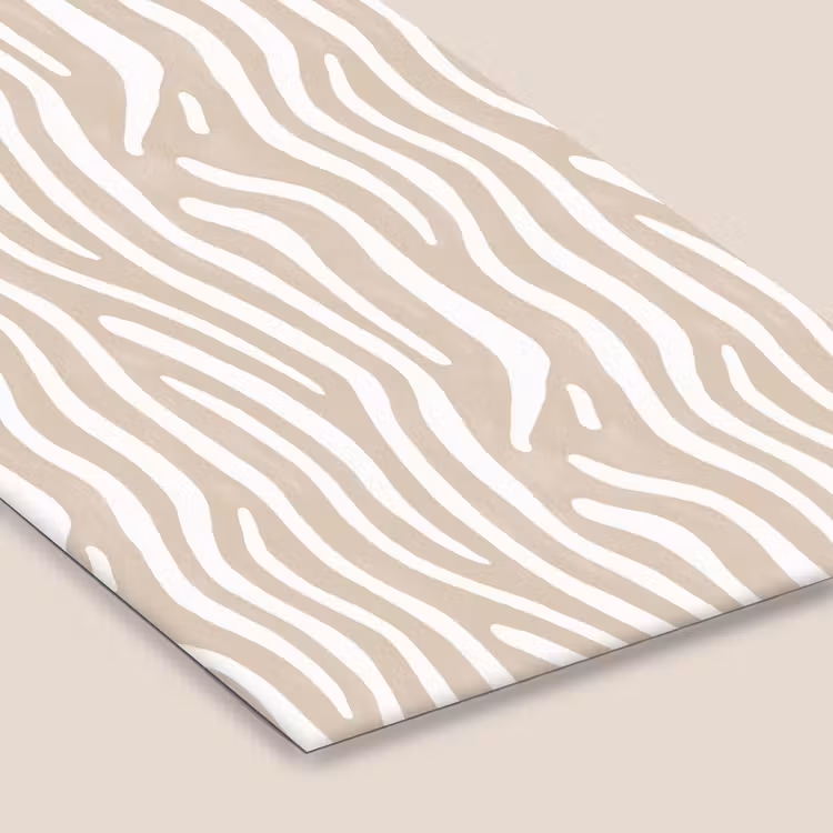 Abstract - Zebra - Beige fotolijst zwart zonder passe partout klein 224 -zsfeer6