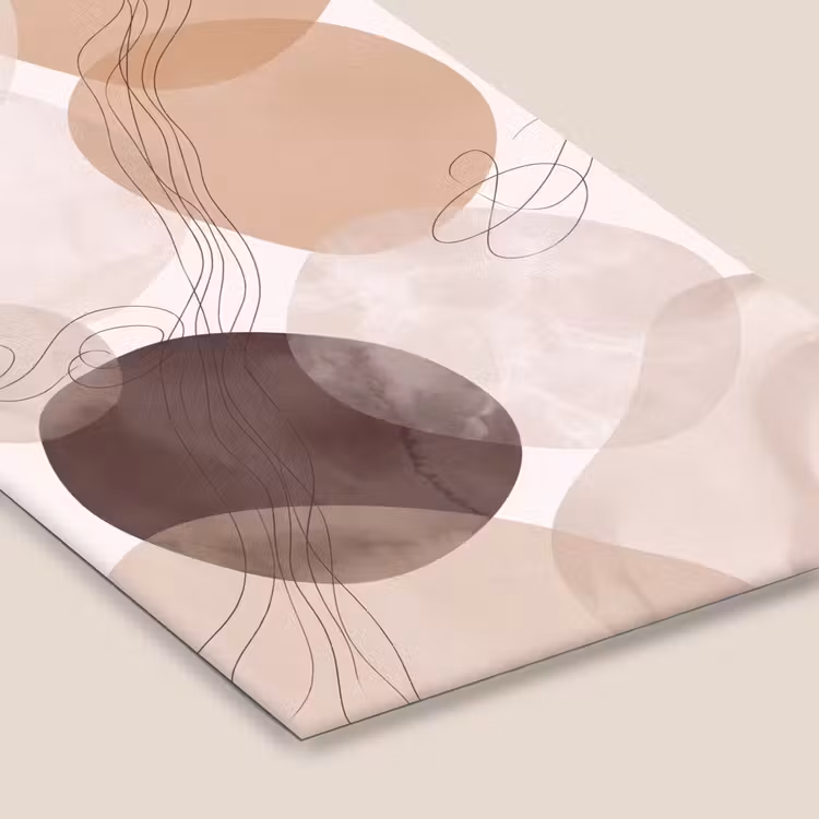 Framed Prints - Abstraction - Beige - Modern - Abstractie - Beige - Modern fotolijst zwart zonder passe partout klein
