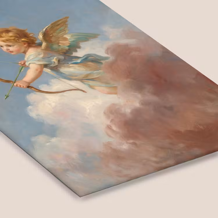 Engel - Pijl en boog - Mythologie - Klassiek fotolijst zwart zonder passe partout klein -zsfeer6