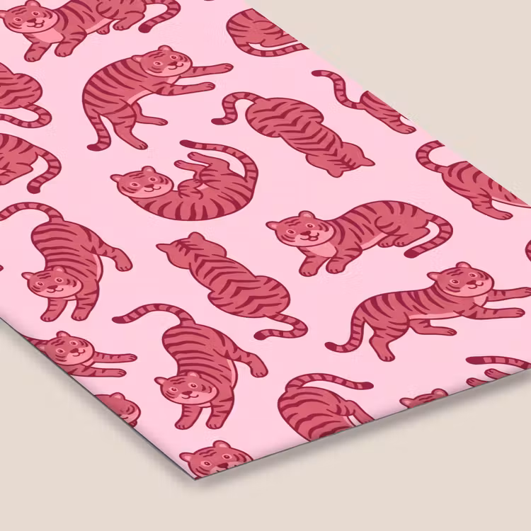Dieren - Patroon - Roze - Speels - Cartoon fotolijst zwart zonder passe partout klein -zsfeer6