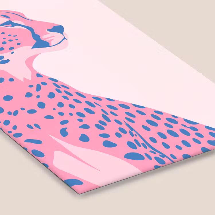 Dieren - Profiel - Abstract - Roze - Blauw fotolijst zwart zonder passe partout klein -zsfeer6