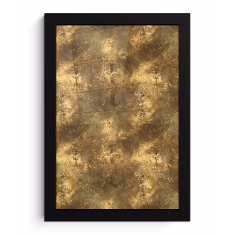 Antiek - Metaallook - Goud fotolijst zwart zonder passe partout klein 224 -3d