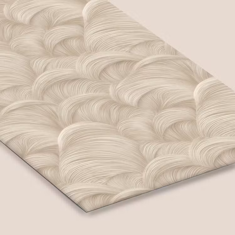 Bogen - Patroon - Beige fotolijst zwart zonder passe partout klein 224 -zsfeer6