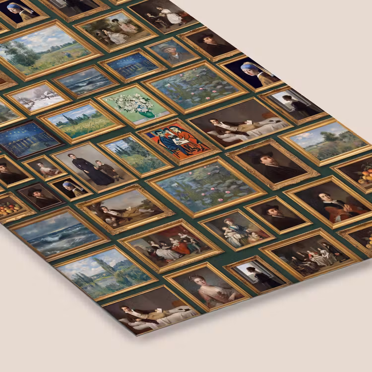 Kunst - Schilderijen - Collectie - Klassiek - Groen fotolijst zwart zonder passe partout klein -zsfeer6