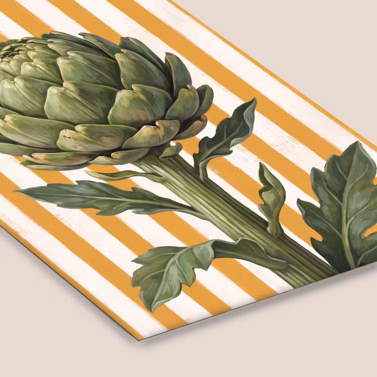 Framed Prints - Artichoke - Modern - Vegetable - Artisjok - Modern - Groente fotolijst zwart zonder passe partout klein