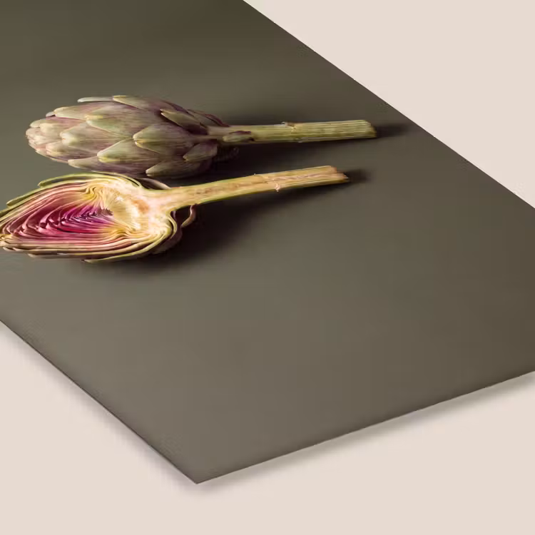 Framed Prints - Artichoke - Purple - Food - Artisjok - Paars - Voedsel fotolijst zwart zonder passe partout klein