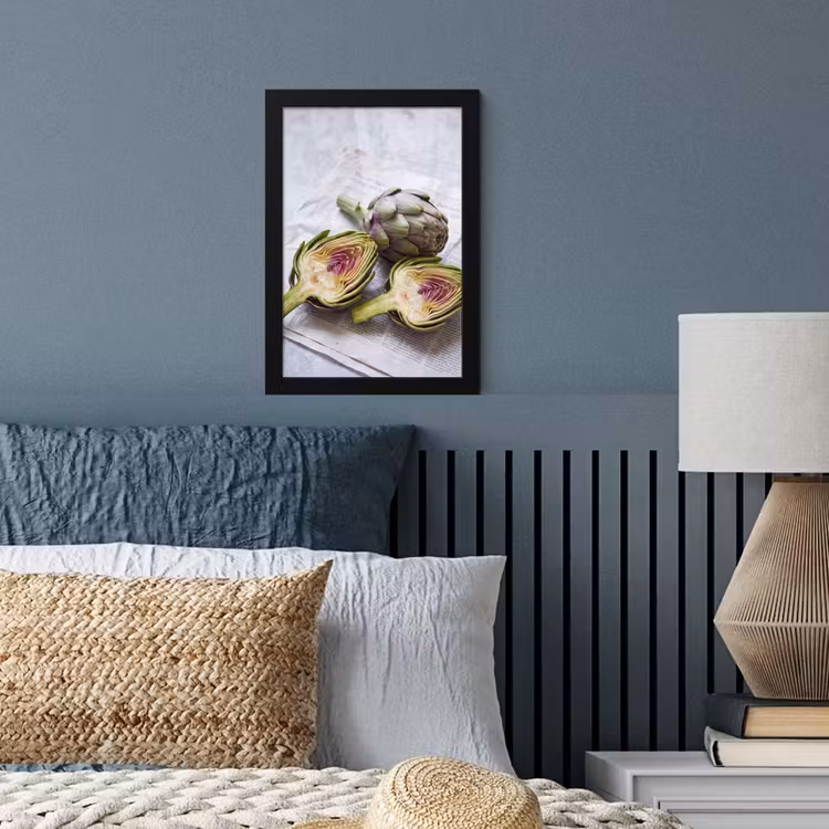 Framed Prints - Artichoke - Sliced - Food - Artisjok - Doorgesneden - Eten fotolijst zwart zonder passe partout klein