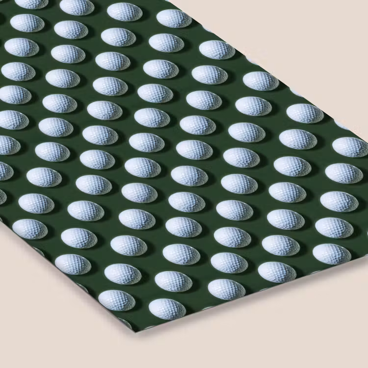 Ballen - Golf - Groen fotolijst zwart zonder passe partout klein 224 -zsfeer6