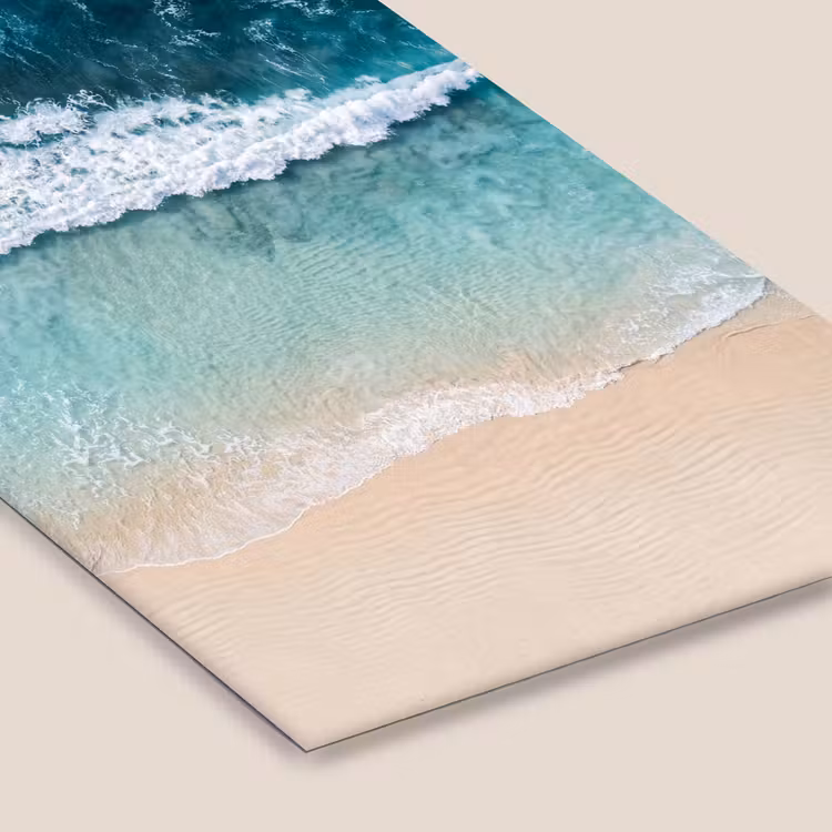 Strand - Zee - Golven - Natuur - Blauw fotolijst zwart zonder passe partout klein -zsfeer6