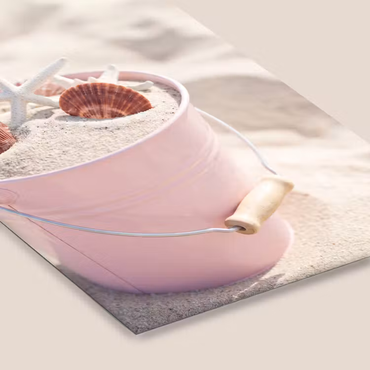 Strand - Schelpen - Zomer - Roze - Decoratie fotolijst zwart zonder passe partout klein -zsfeer6