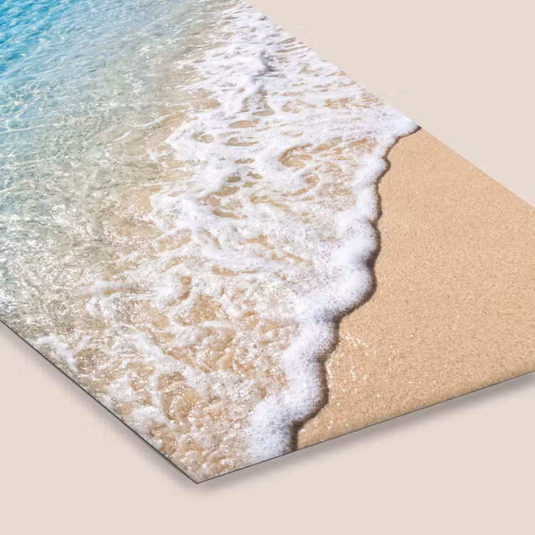 Strand - Water - Natuur - Blauw - Beige fotolijst zwart zonder passe partout klein -zsfeer6