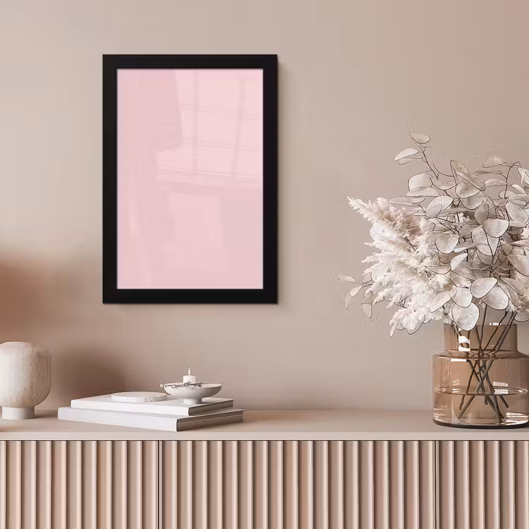 Blush - Pink - Roze fotolijst zwart zonder passe partout klein 224 -sfeer5