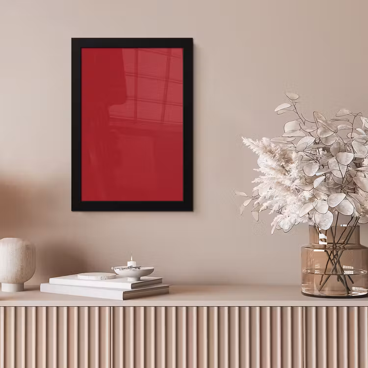 Burgundy - Wine - Rood fotolijst zwart zonder passe partout klein 224 -sfeer5