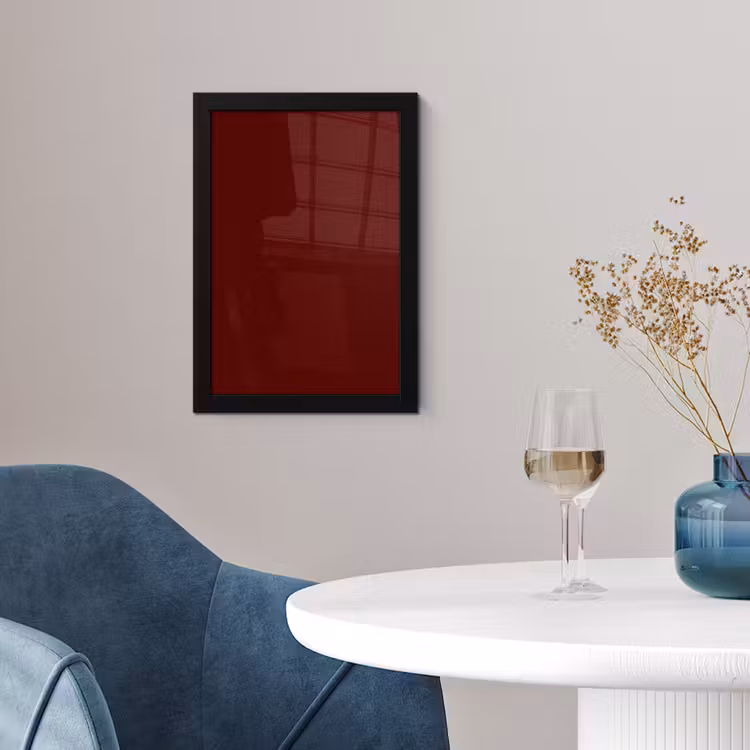 Burnt - Mahogany - Rood fotolijst zwart zonder passe partout klein 224 -sfeer4