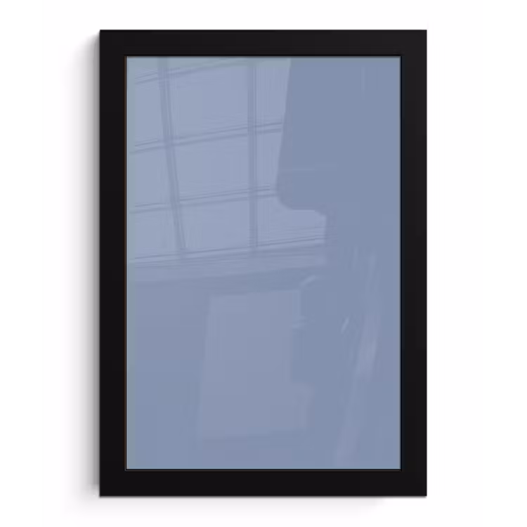 Canary - Champ - Blauw fotolijst zwart zonder passe partout klein 224 -3d