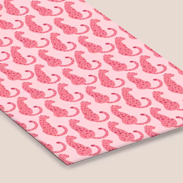 Kat - Gevlekt - Dieren - Patroon - Roze fotolijst zwart zonder passe partout klein -zsfeer6
