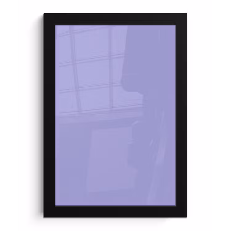 Ceil - Paars - Lila fotolijst zwart zonder passe partout klein 224 -3d