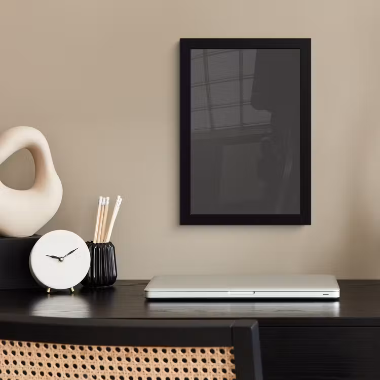 Charcoal - Grijs- Grey fotolijst zwart zonder passe partout klein 224 -sfeer1
