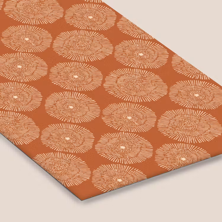 Cirkels - Grafisch - Patroon - Terracotta fotolijst zwart zonder passe partout klein 224 -zsfeer6