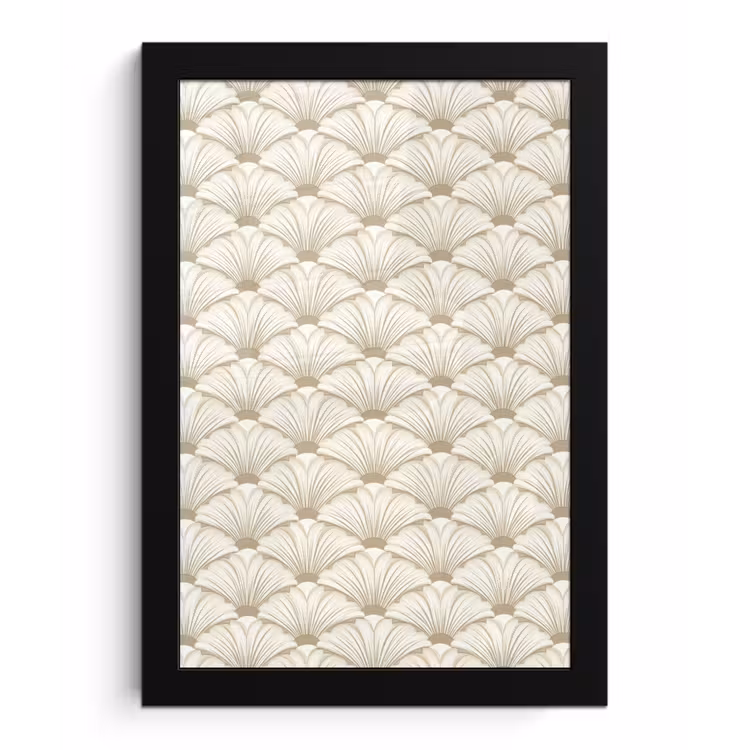 Klassiek - Art - Beige fotolijst zwart zonder passe partout klein 224 -3d