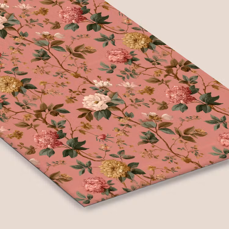 Klassiek - Botanisch - Roze fotolijst zwart zonder passe partout klein 224 -zsfeer6