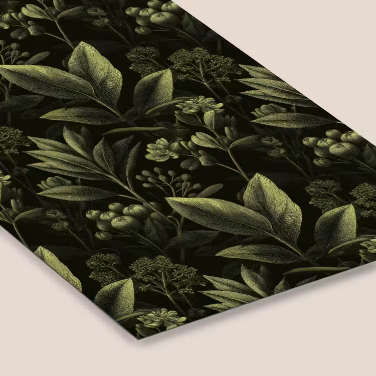 Klassiek - Donker - Botanisch - Planten fotolijst zwart zonder passe partout klein 224 -zsfeer6