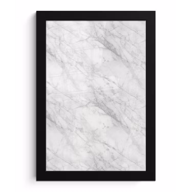 Klassiek - Marmer - Grijs fotolijst zwart zonder passe partout klein 224 -3d