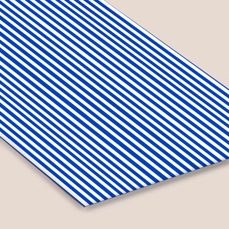 Klassiek - Strepen - Blauw fotolijst zwart zonder passe partout klein 224 -zsfeer6
