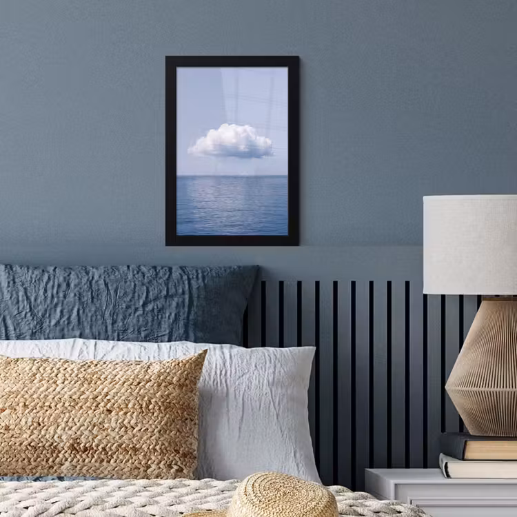 Framed Prints - Cloud - Rain - Nature - Wolk - Regen - Natuur fotolijst zwart zonder passe partout klein